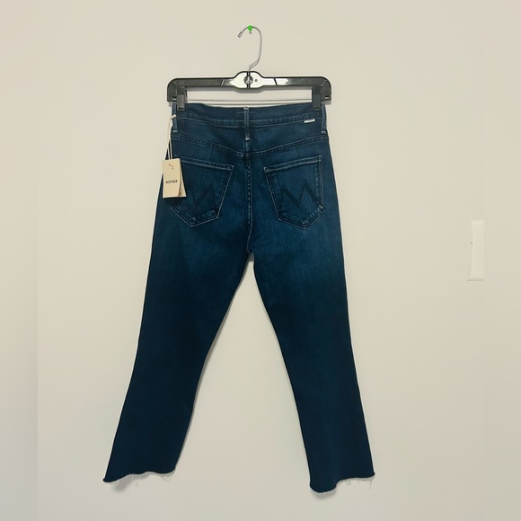 Mother The Insider Crop Step Fray Jeans in Color Sake to Me, Size 28. - Picture 6 of 10